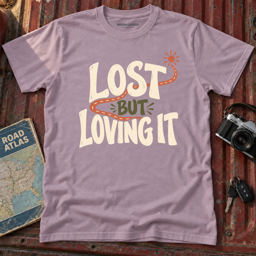 "Lost but Loving It" Graphic Tee