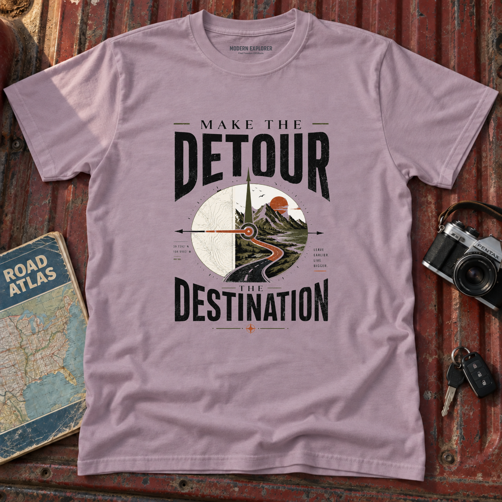 'Make The Detour The Destination' Graphic Tee