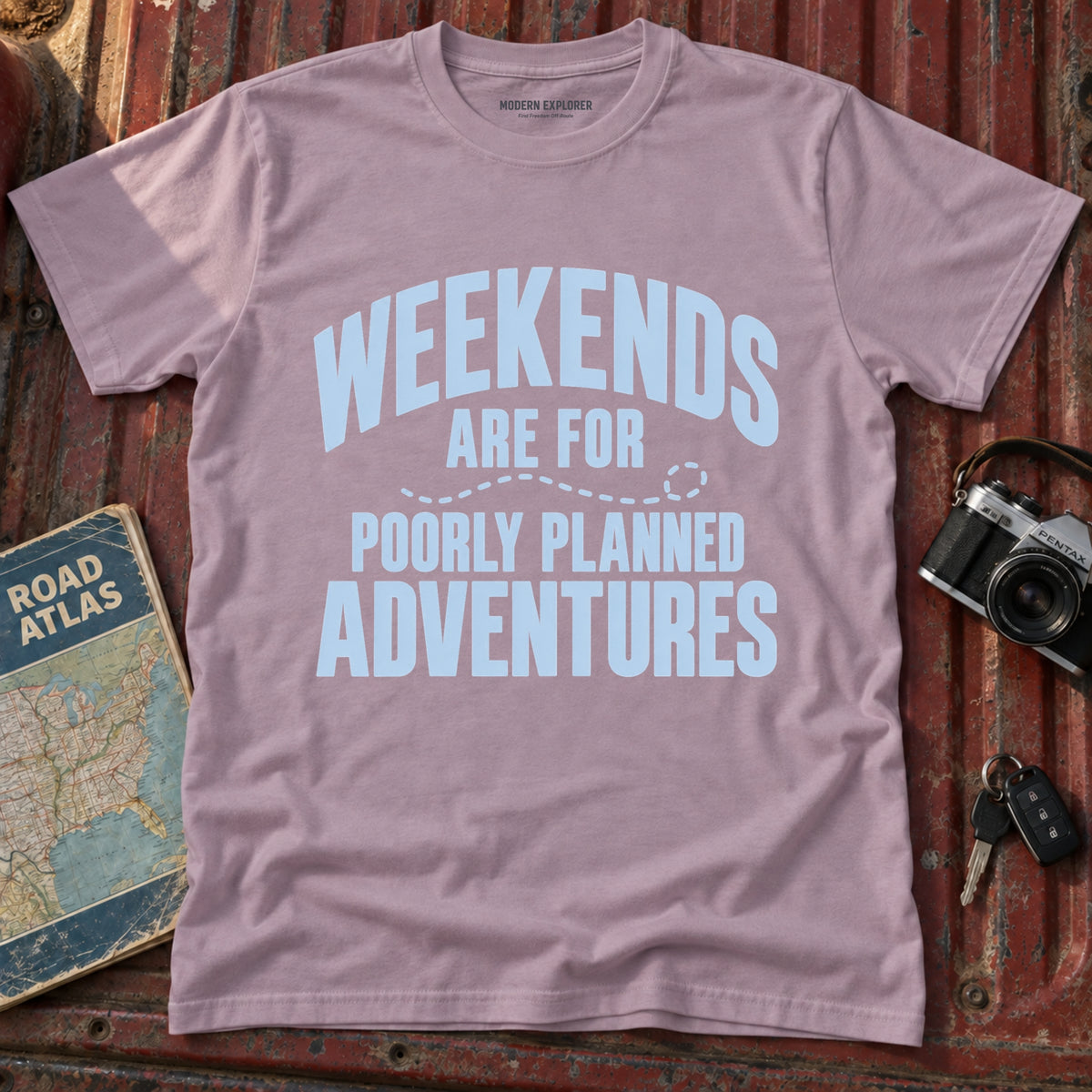 'Weekends are for Poorly Planned Adventures' Adventure Tee