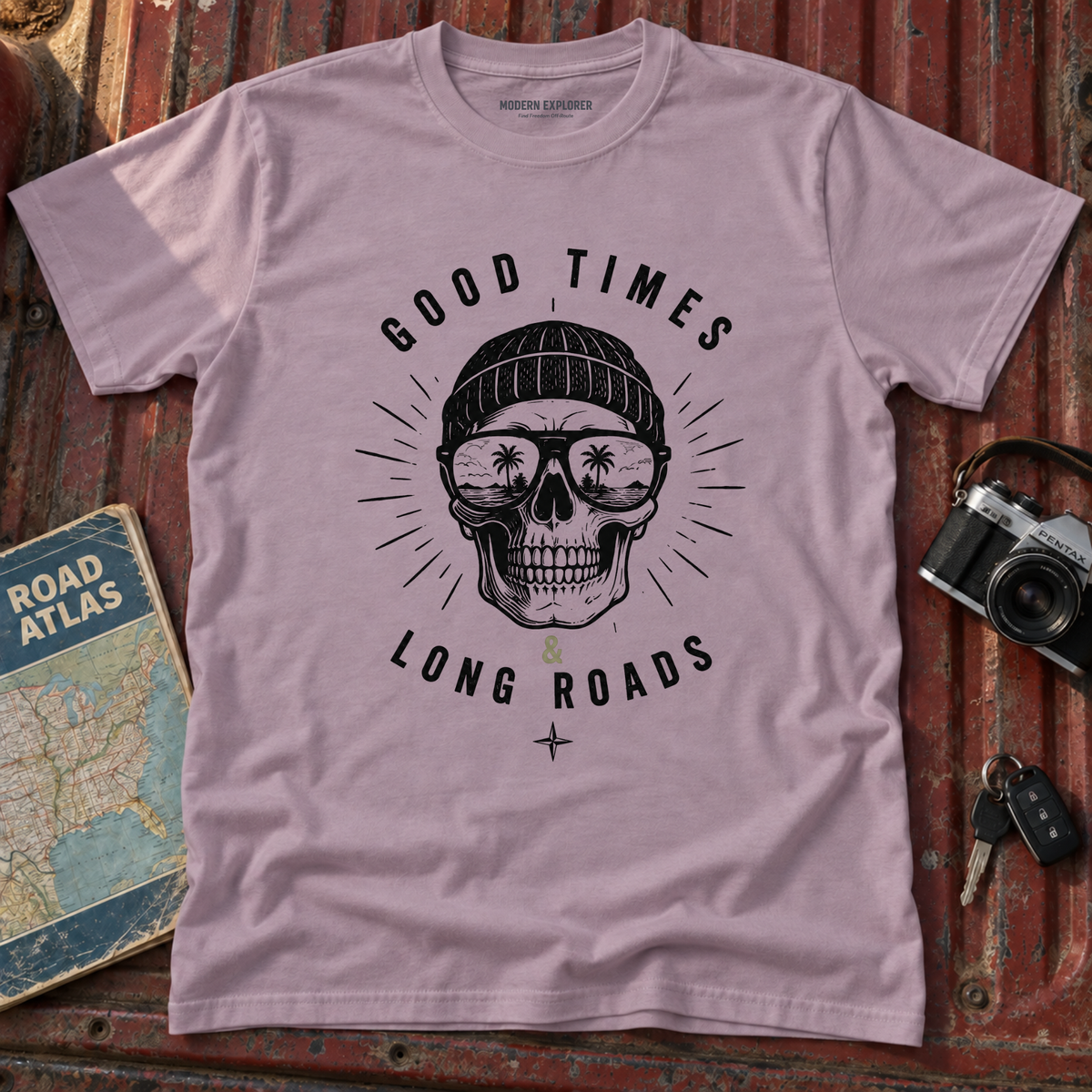 'Good Times, Long Roads' T‑Shirt