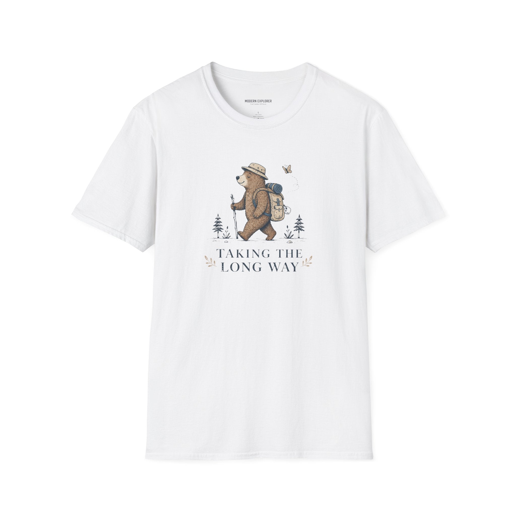 Copy of 'Taking the Long Way' Hiking Bear Graphic Tee