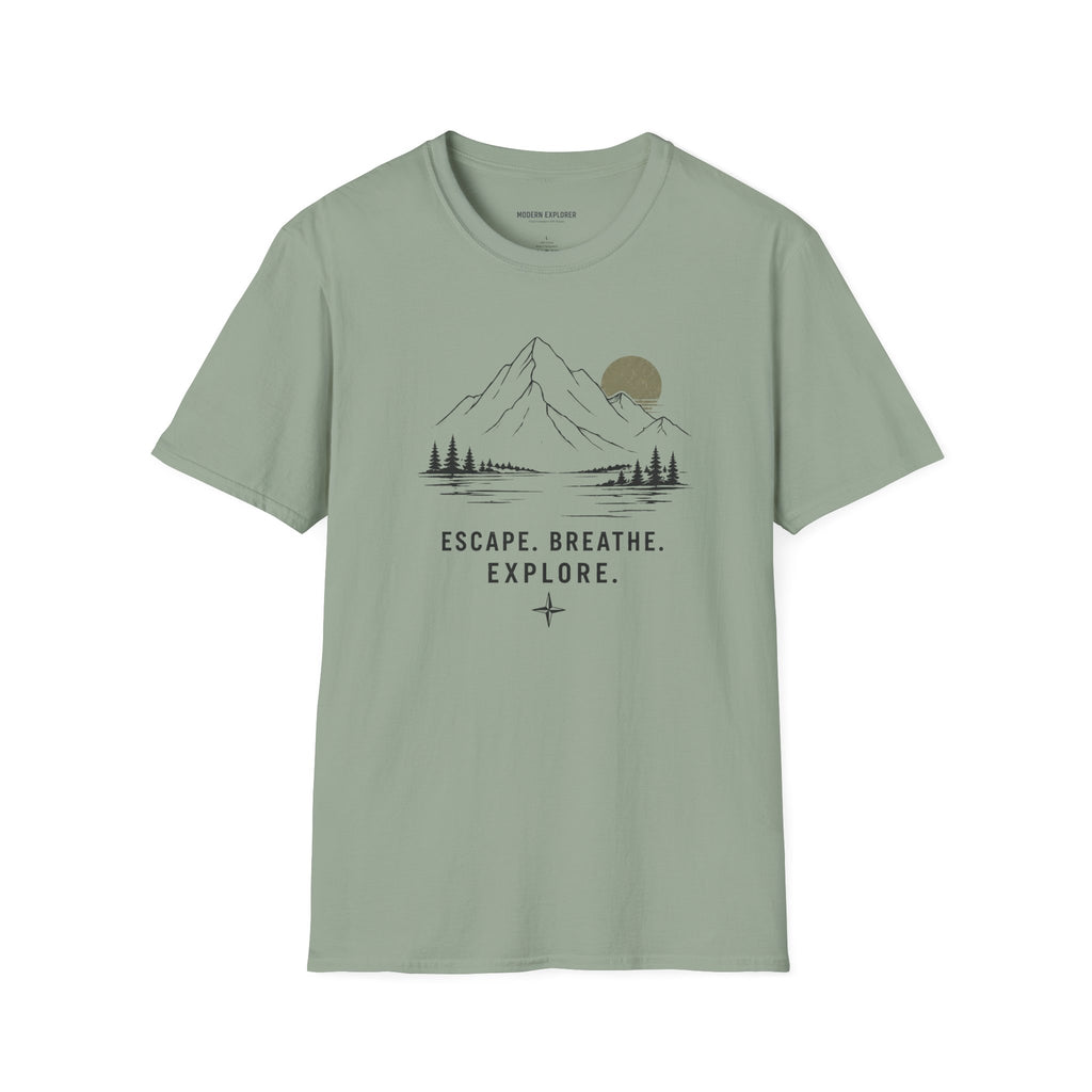 Escape. Breathe. Explore. Graphic Tee