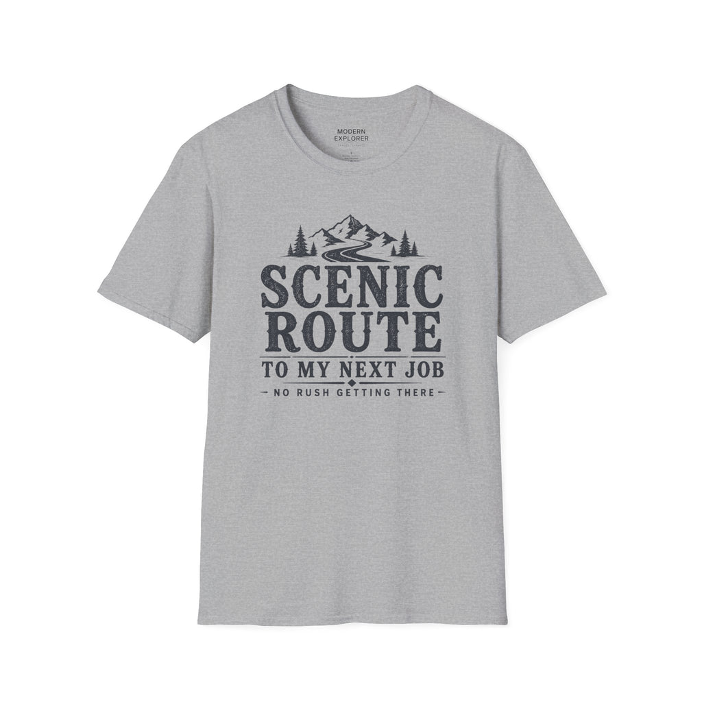 'Scenic Route' Mountain Road Graphic Tee
