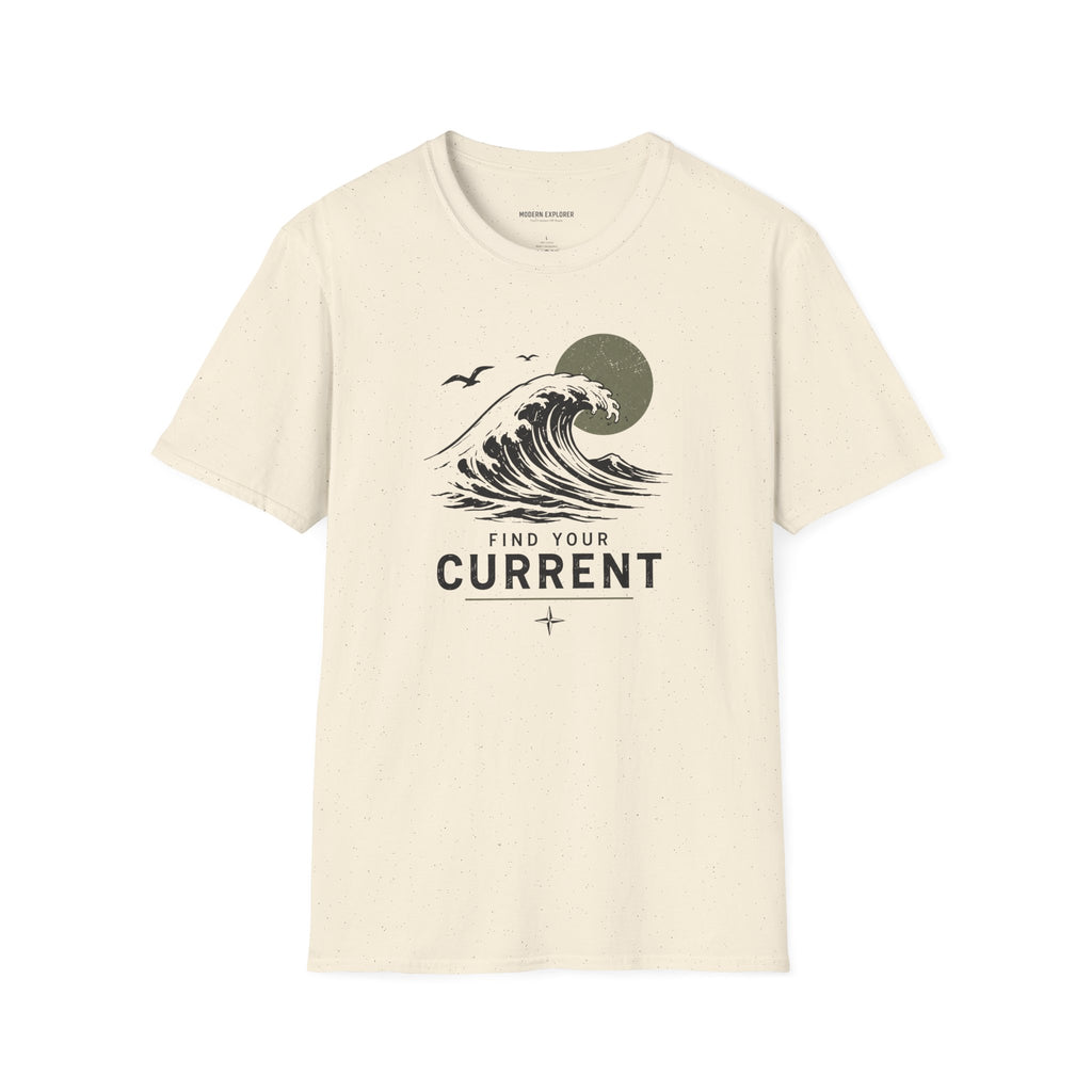 "Find Your Current" Surf Tee