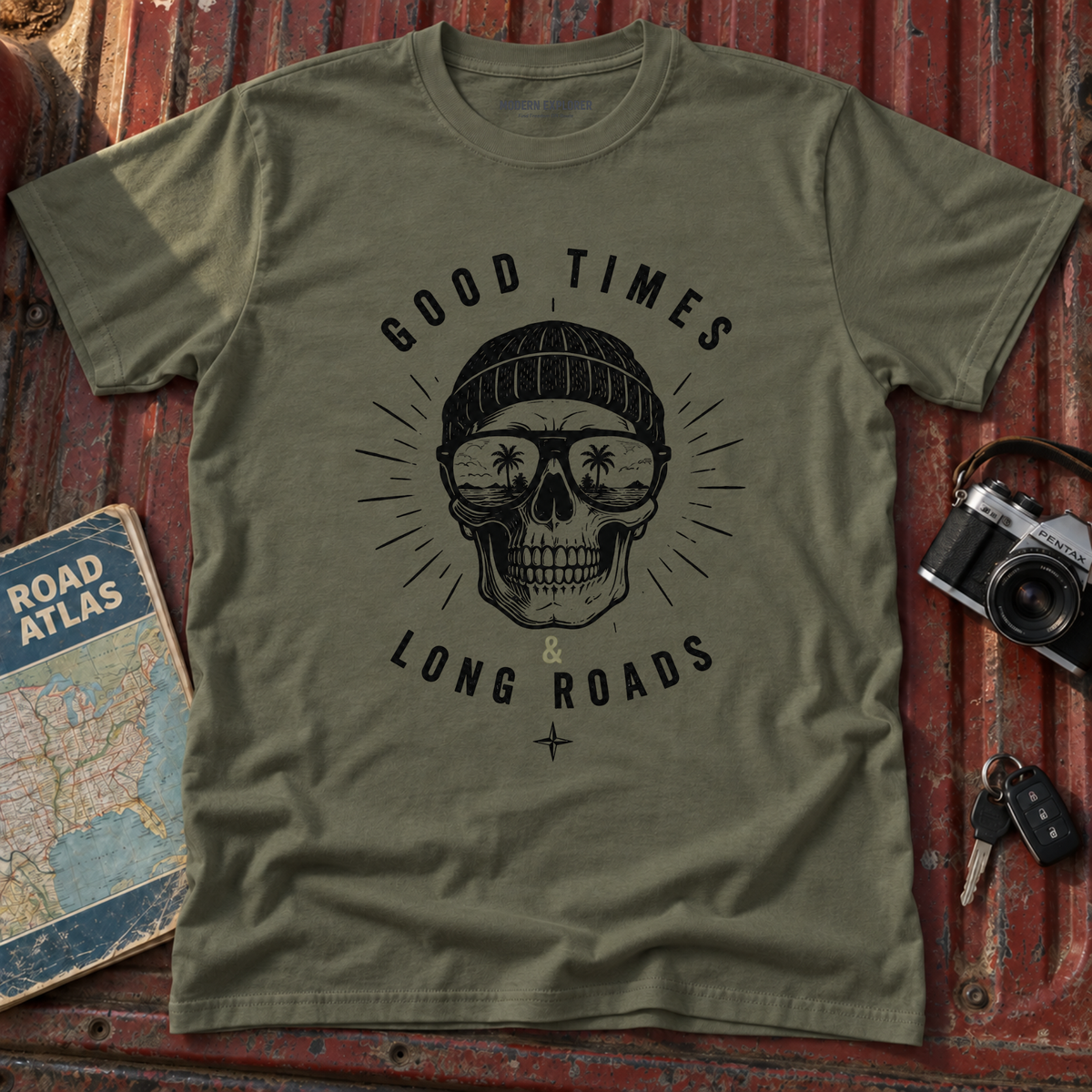 'Good Times, Long Roads' T‑Shirt