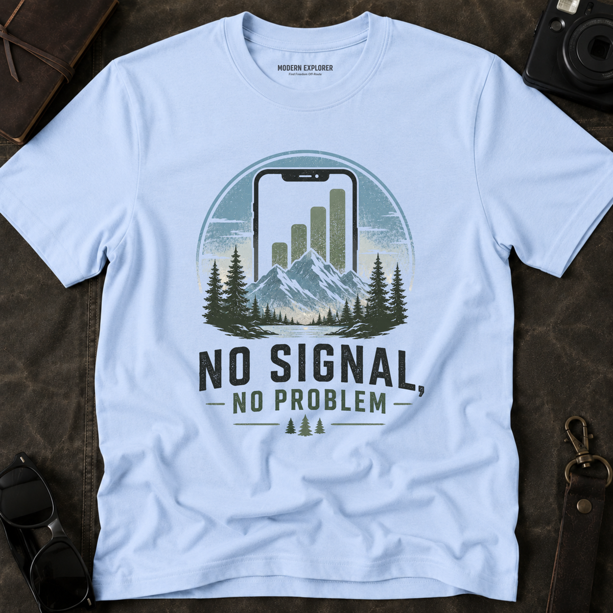 'No Signal, No problem' Graphic Tee