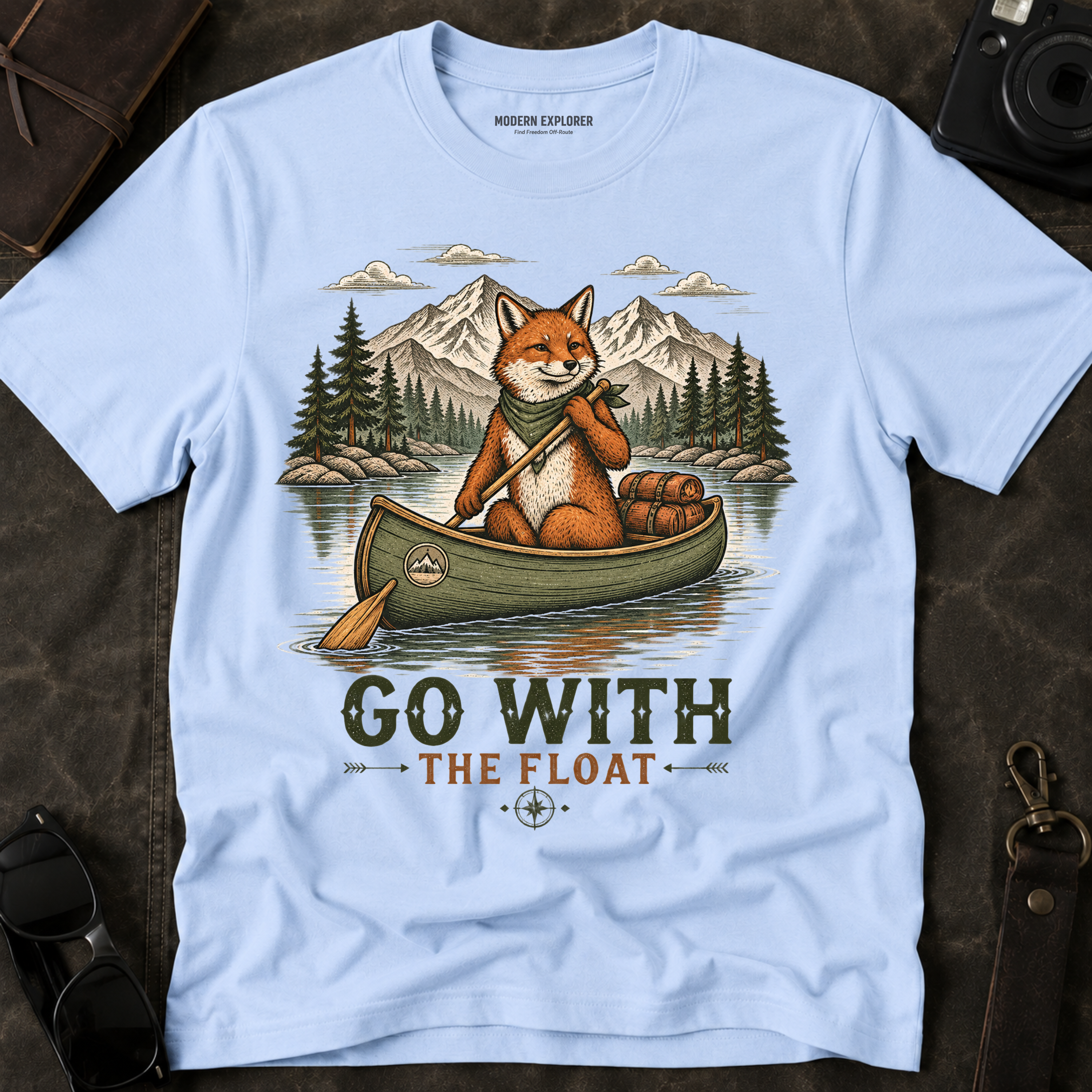 'Go With The Float' Adventure Tee