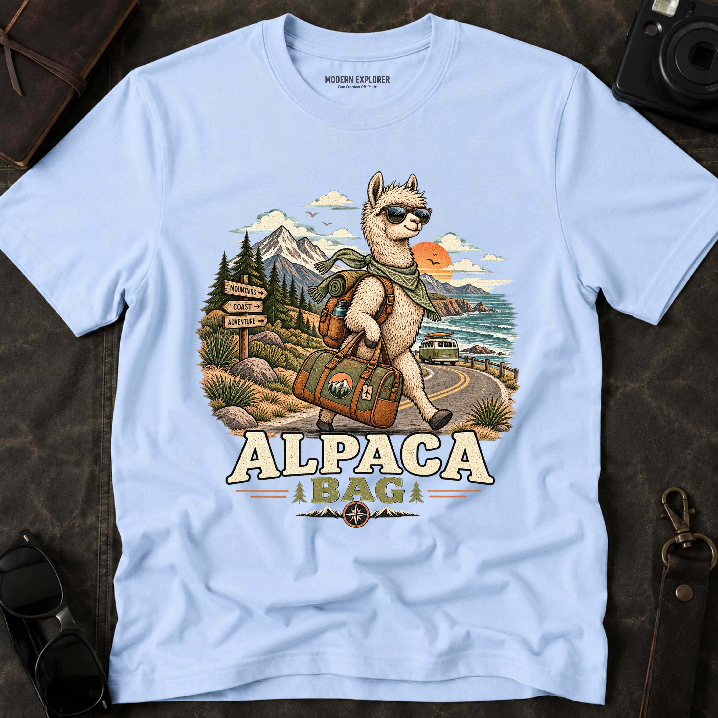 Alpaca Bag Adventure Tee