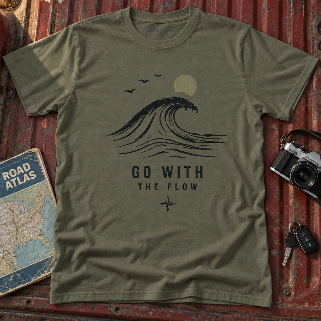 Go With The Flow Wave T‑Shirt