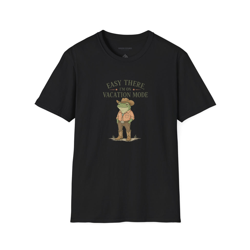 "Easy There I'm on Vacation Mode" Frog Graphic Tee
