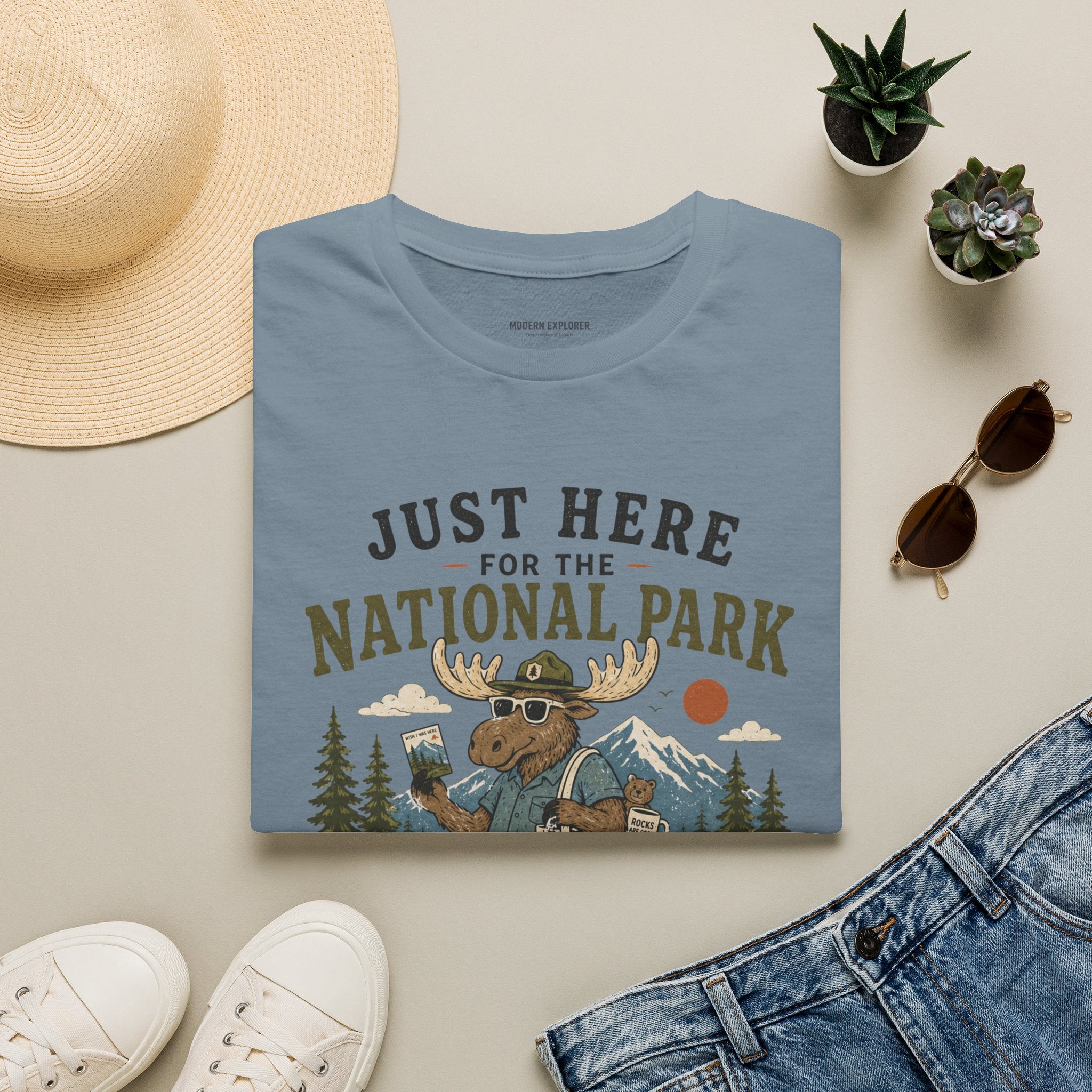 Copy of "Just Here for the National Park Gift Shop" Tee