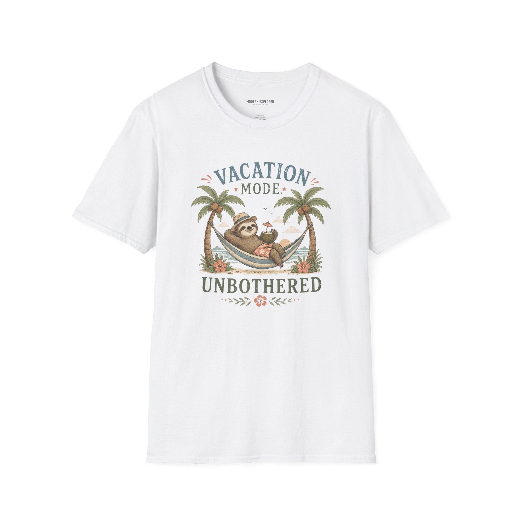 'Vacation Mode, Unbothered' Tree Graphic