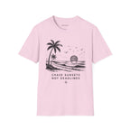 Copy of "Chase Sunsets Not Deadlines" Palm Tree Tee