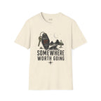 'Somewhere Worth Going' Vintage Motel Roadtrip Tee