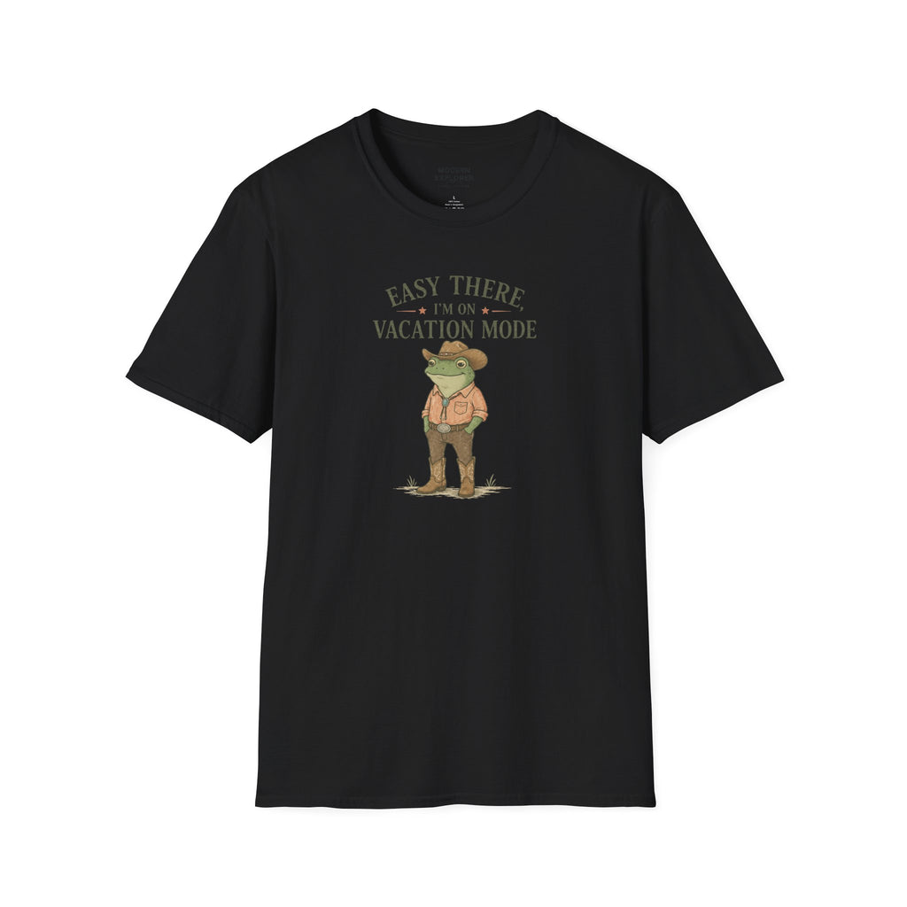 "Easy There I'm on Vacation Mode" Frog Graphic Tee
