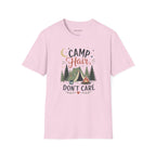 "Camp Hair, Don't Care" Camping Graphic Tee