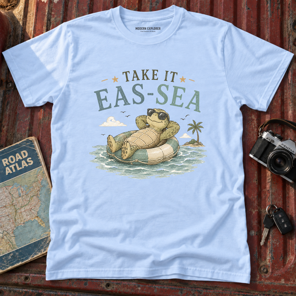 'Take It Eas-Sea' Turtle T-Shirt