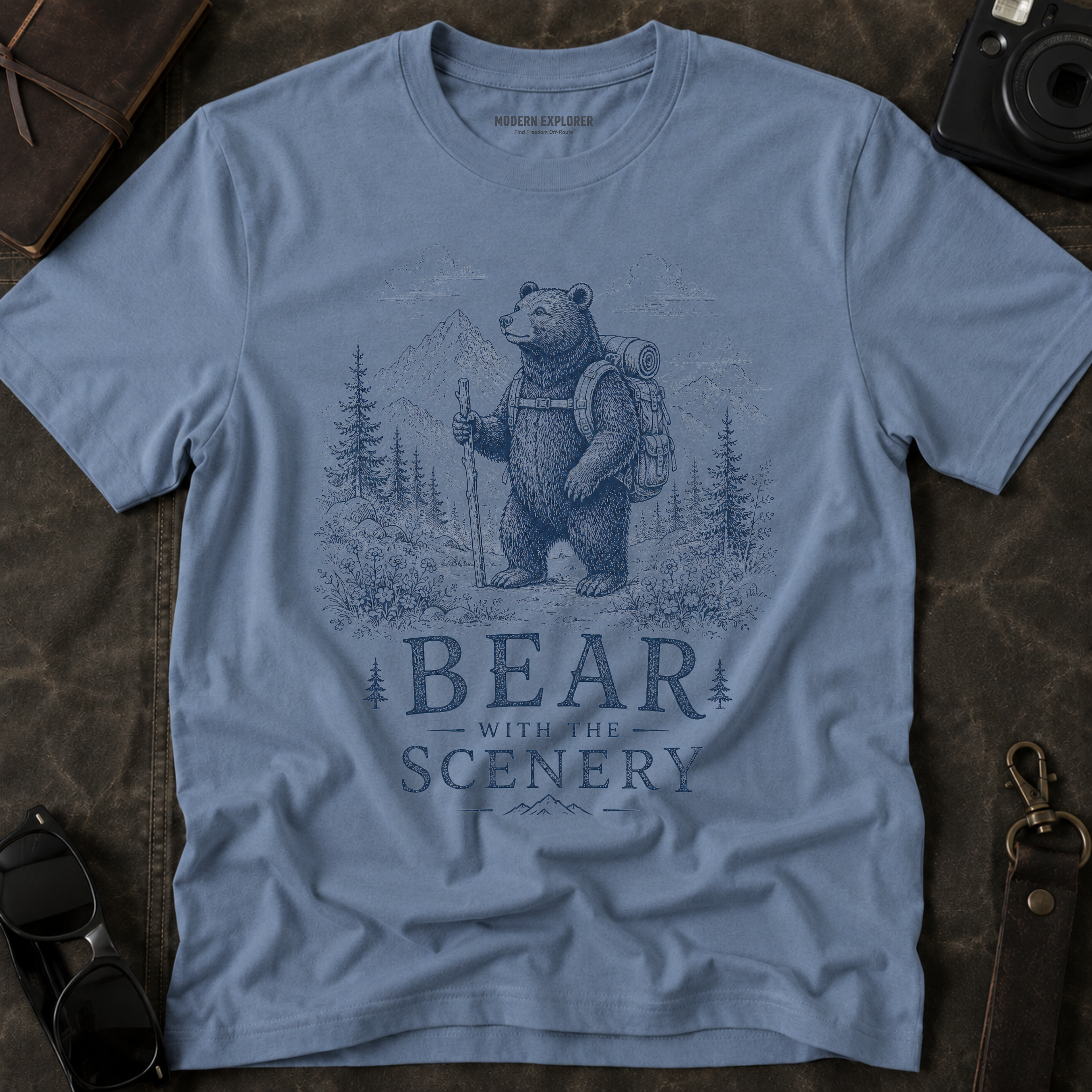 'Bear With The Scenery' Graphic Tee