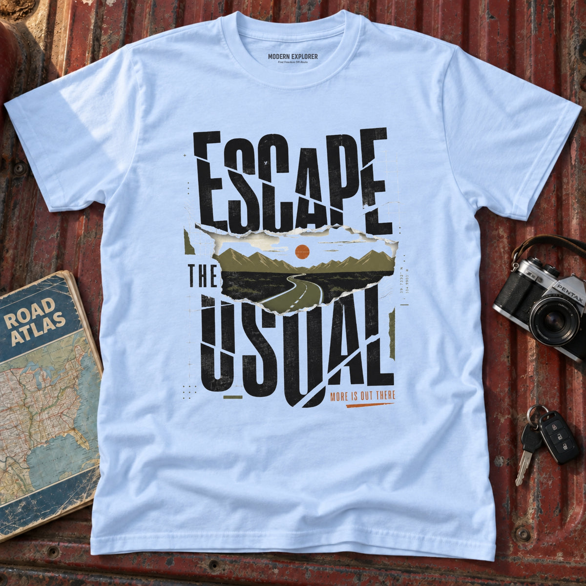 'Escape the Usual' Graphic Tee