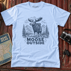 Vintage Hiking Moose Graphic Tee