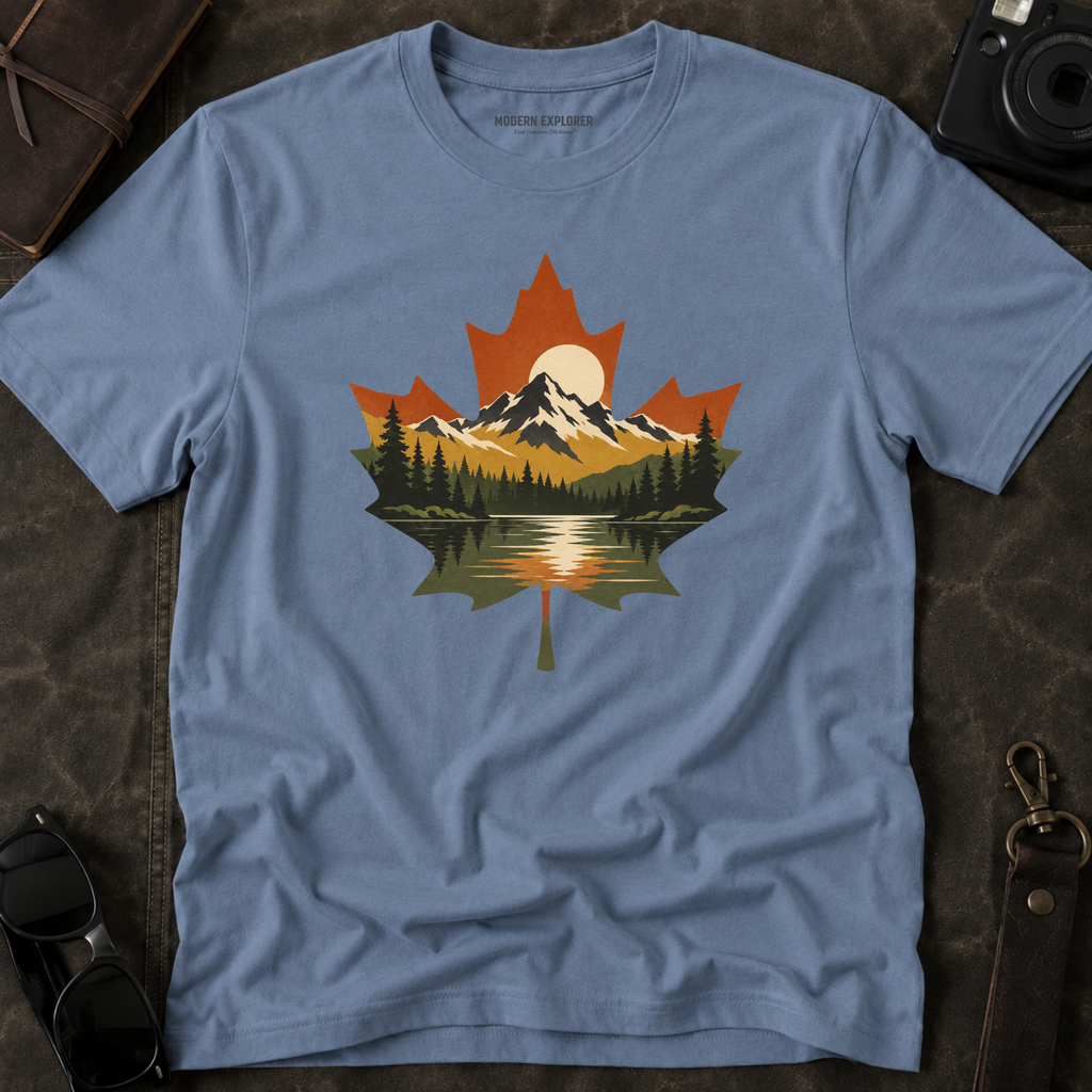Maple Mountain Landscape T-Shirt