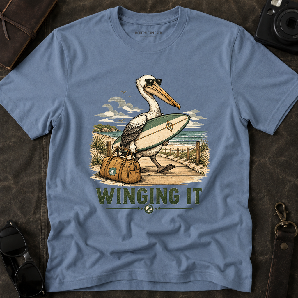 "Winging It" Beach Tee
