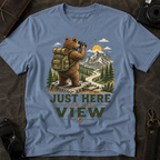 "Just Here for the View" Adventure Tee