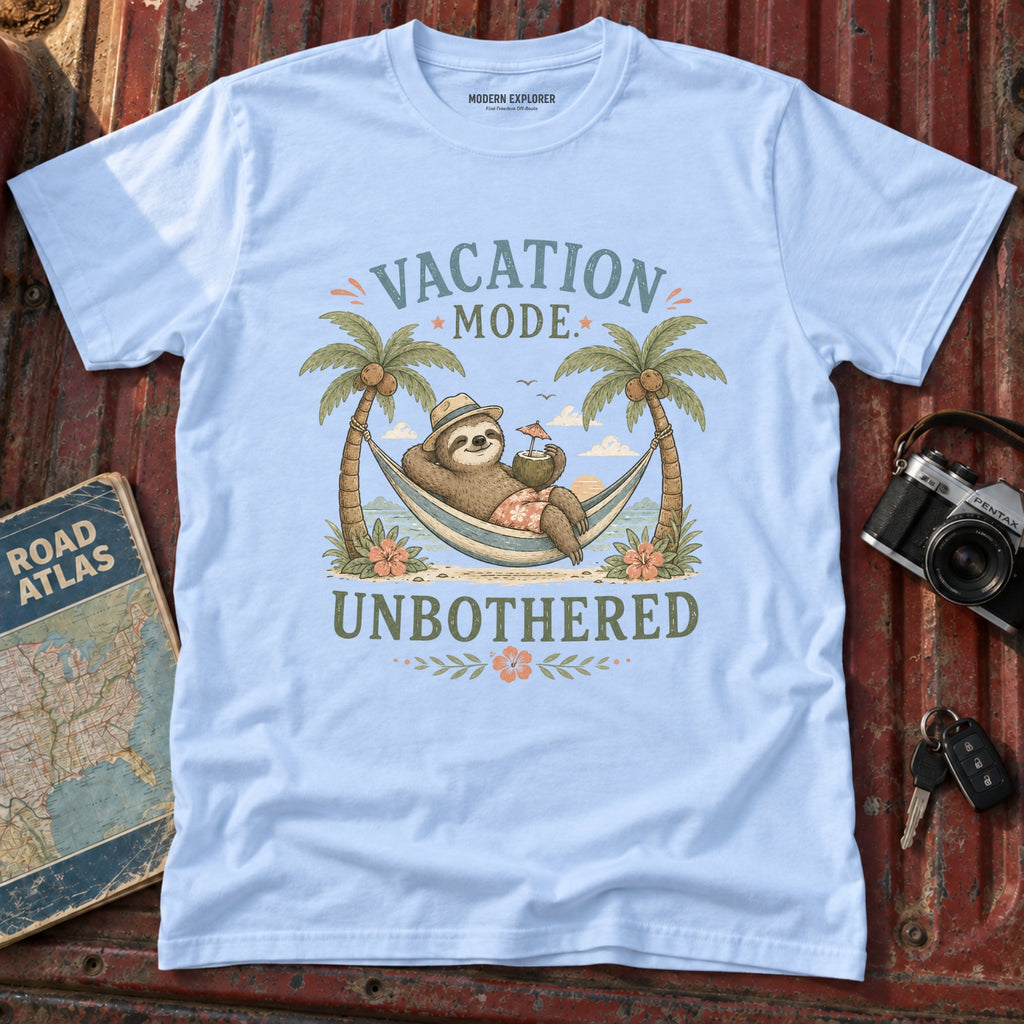 'Vacation Mode, Unbothered' Tree Graphic