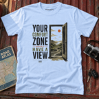 “Your Comfort Zone Doesn’t Have a View” Adventure Tee