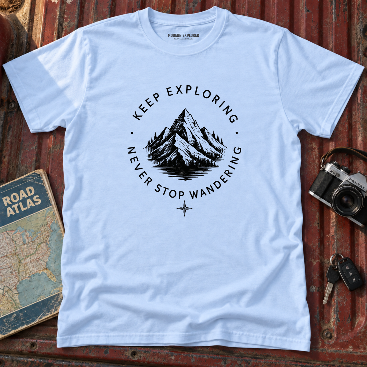 Keep Exploring Mountain T-Shirt