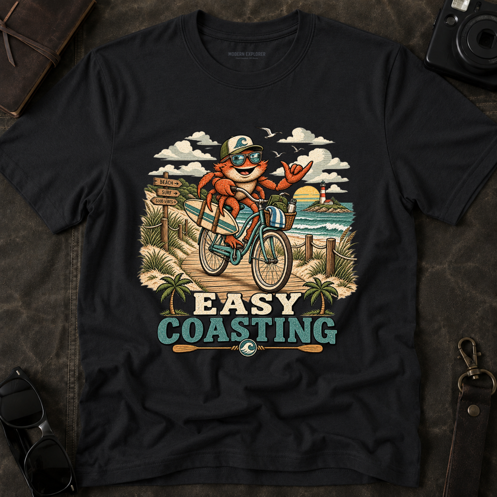 Easy Coasting Beach Graphic Tee