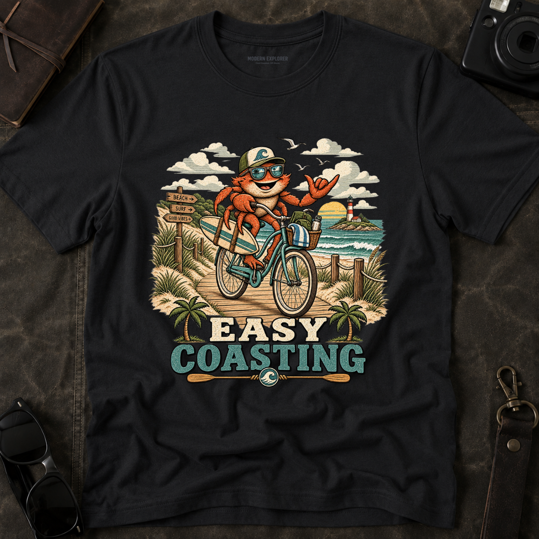 Easy Coasting Beach Graphic Tee