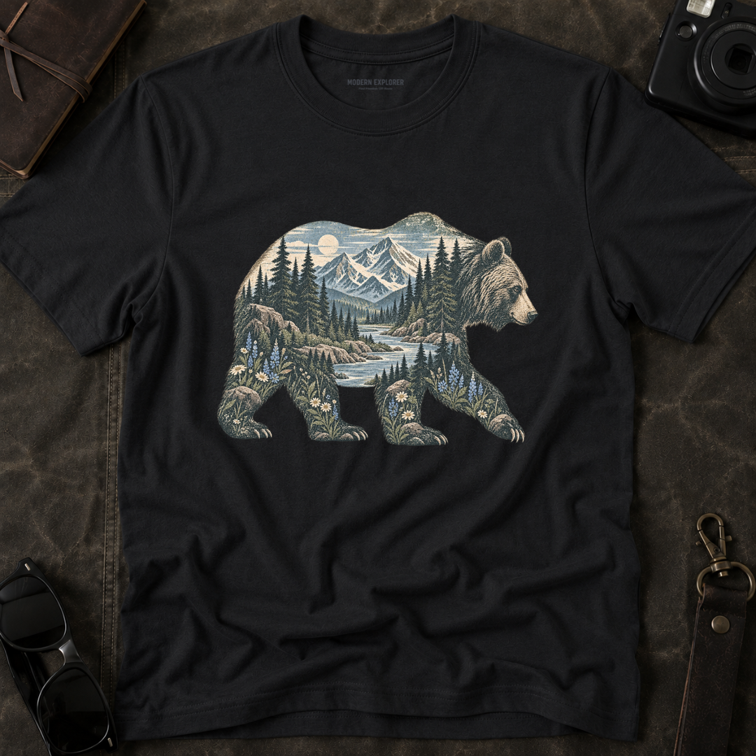 Bear in the Wild Graphic Tee