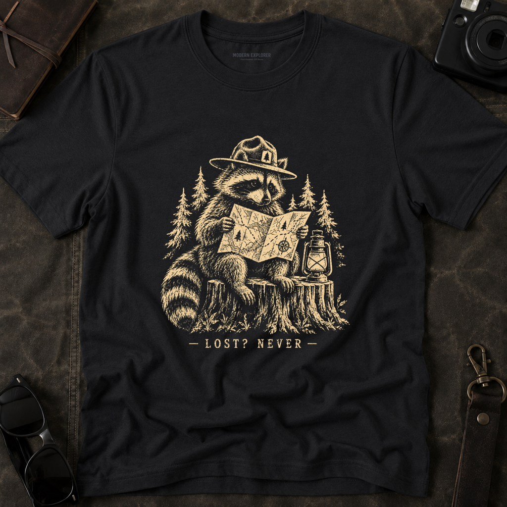 'Lost? Never' Adventure Tee