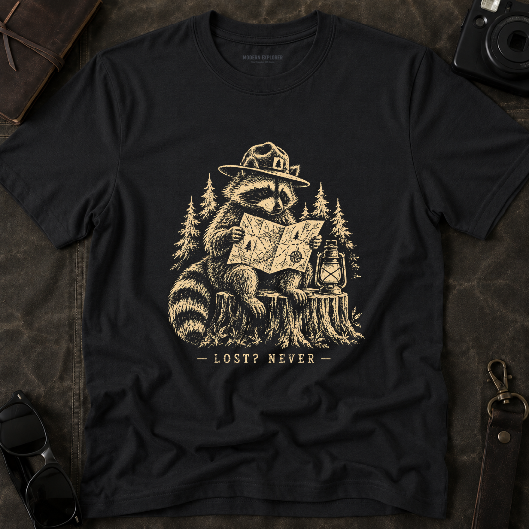 'Lost? Never' Adventure Tee