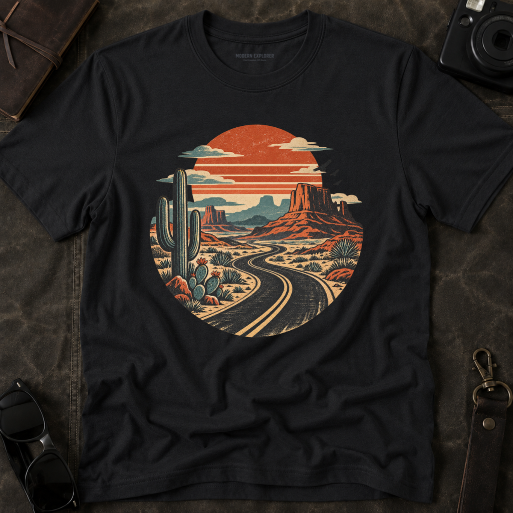Desert Sunset Graphic T-Shirt