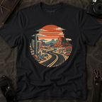 Desert Sunset Graphic T-Shirt