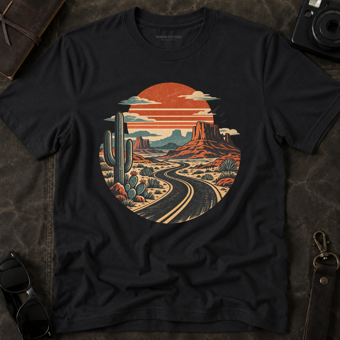 Desert Sunset Graphic T-Shirt