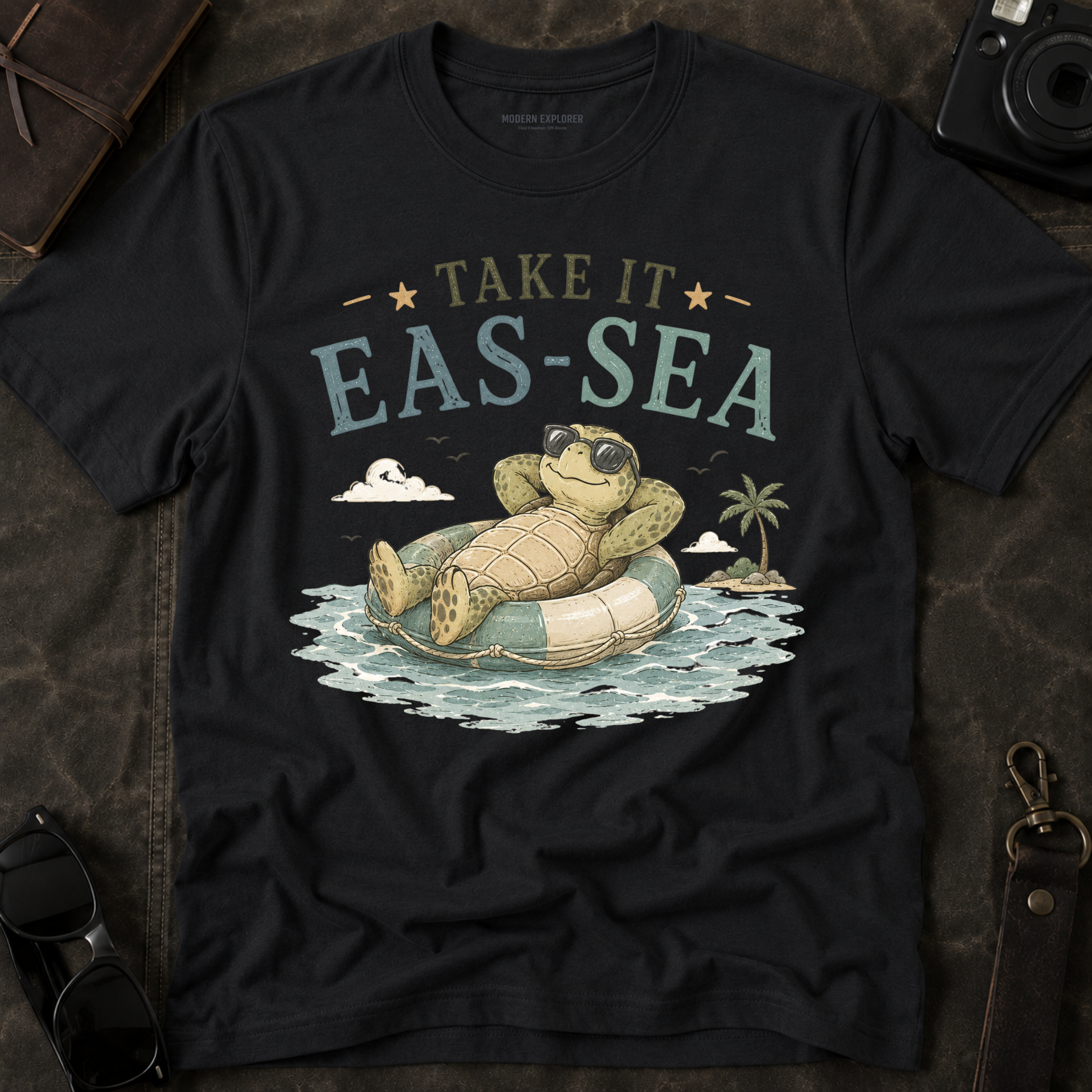 'Take It Eas-Sea' Turtle T-Shirt