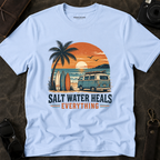 'Salt Water Heals Everything' Vibrant Graphic Tee