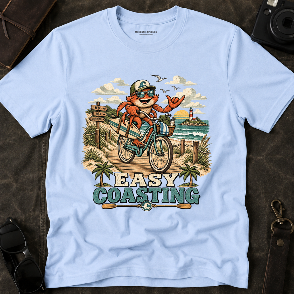 Easy Coasting Beach Graphic Tee