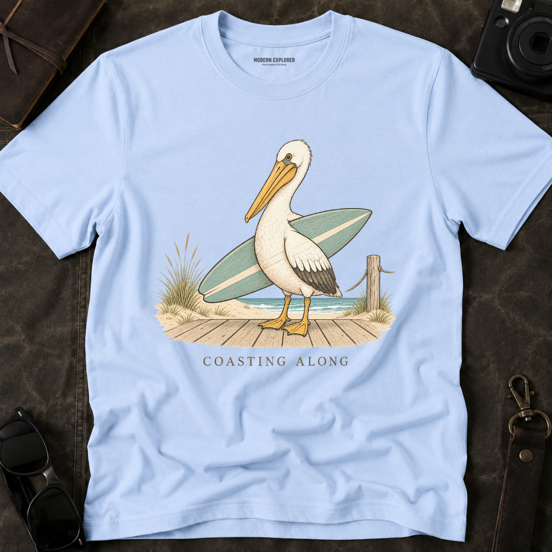 'Coasting Along' Pelican Beach Tee