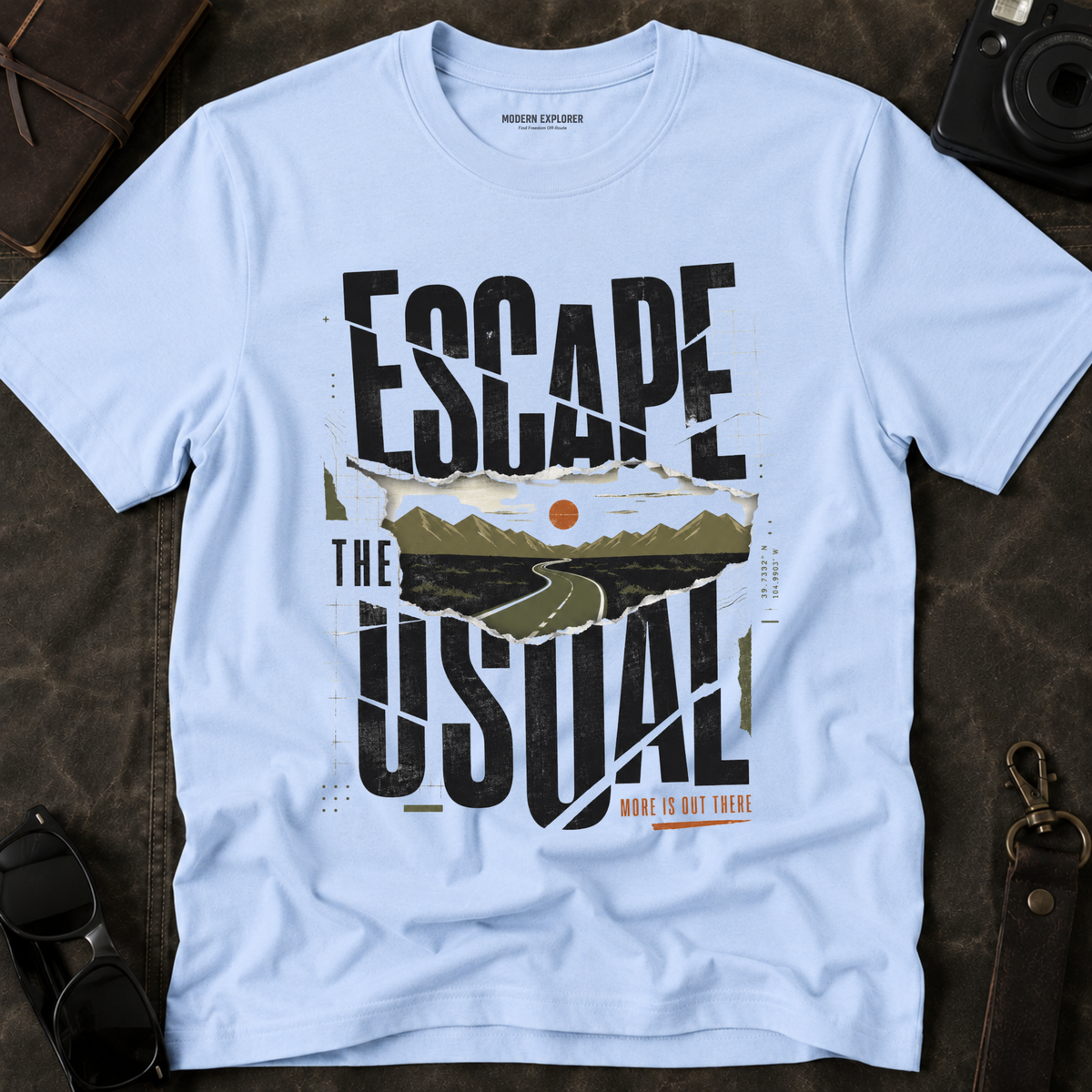 'Escape the Usual' Graphic Tee
