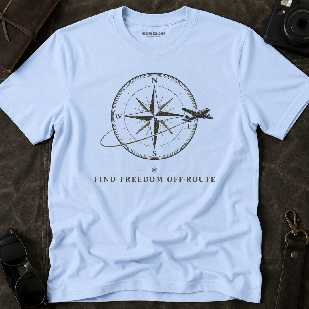 Find Freedom Off Route Travel Tee