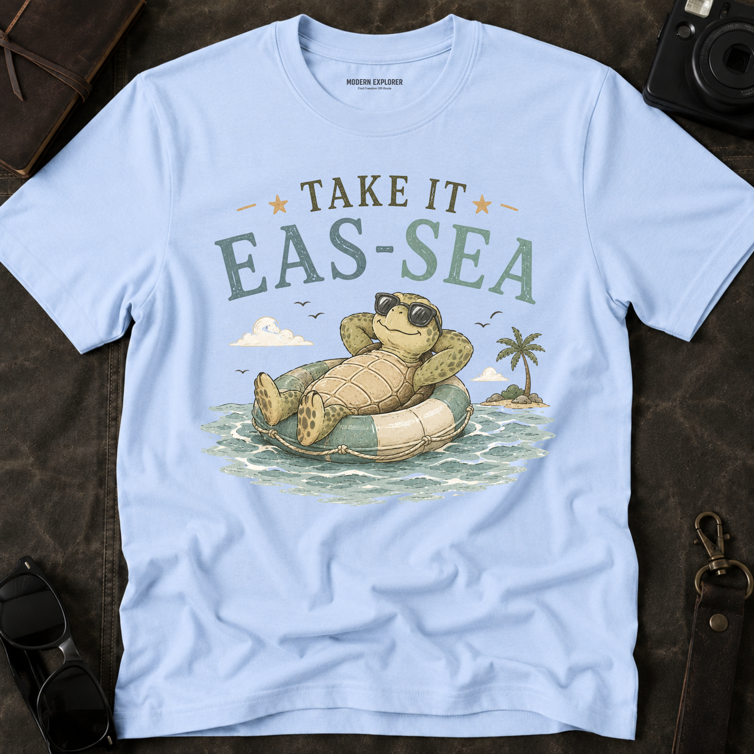 'Take It Eas-Sea' Turtle T-Shirt