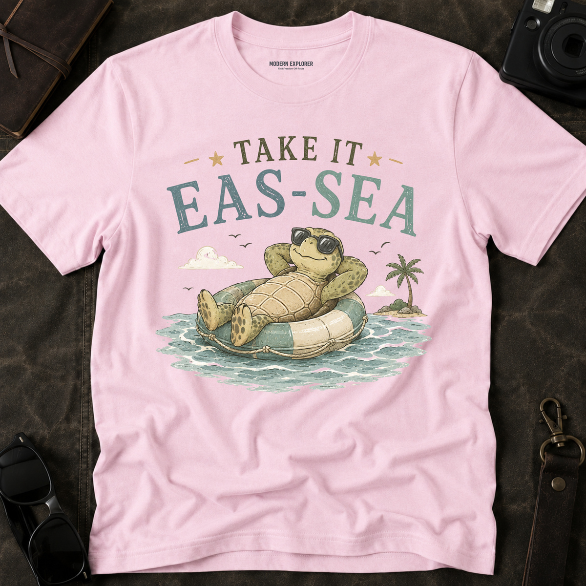 'Take It Eas-Sea' Turtle T-Shirt