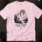 "Seek More, Worry Less" Outdoor Hiking Tee