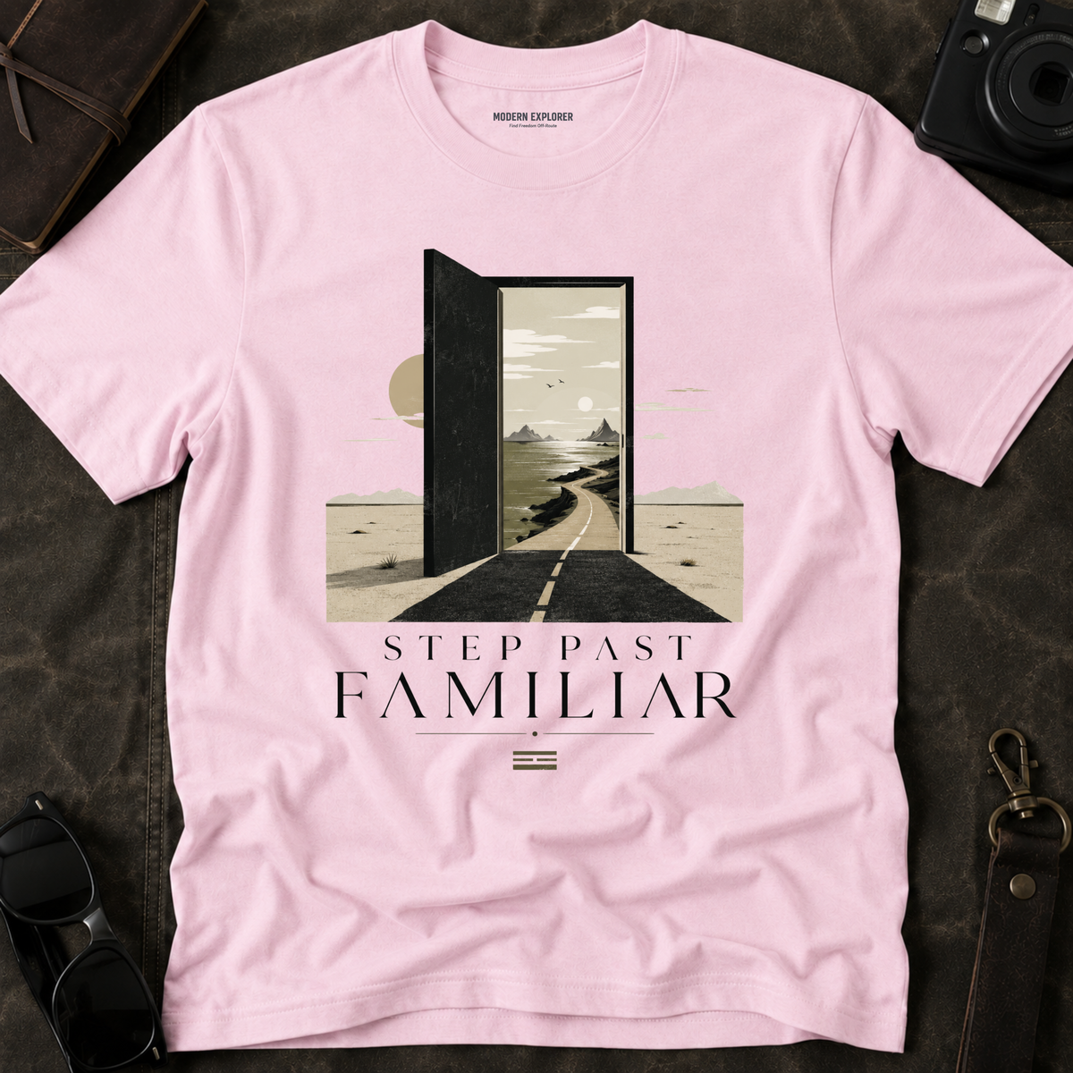 'Step Past Familiar' Scenic Graphic Tee