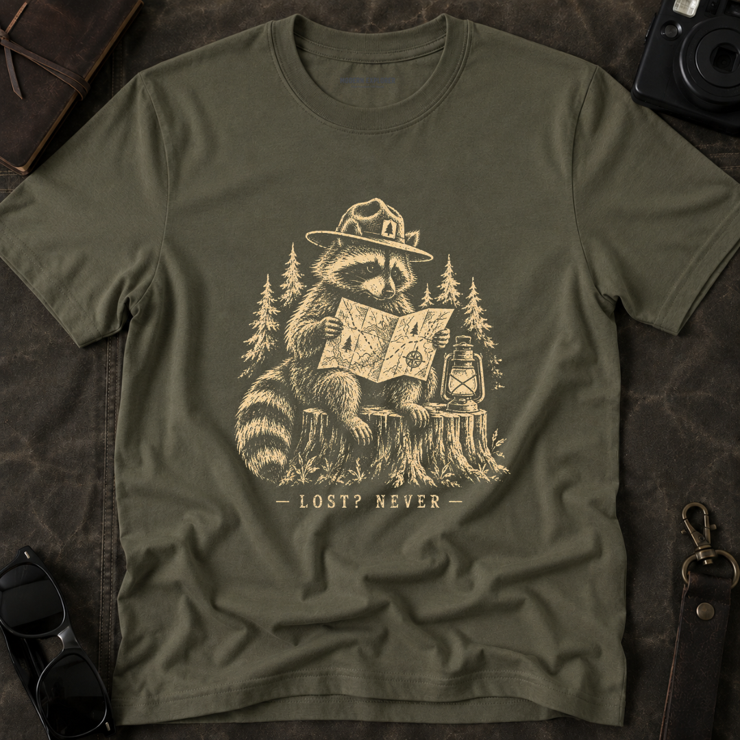 'Lost? Never' Adventure Tee