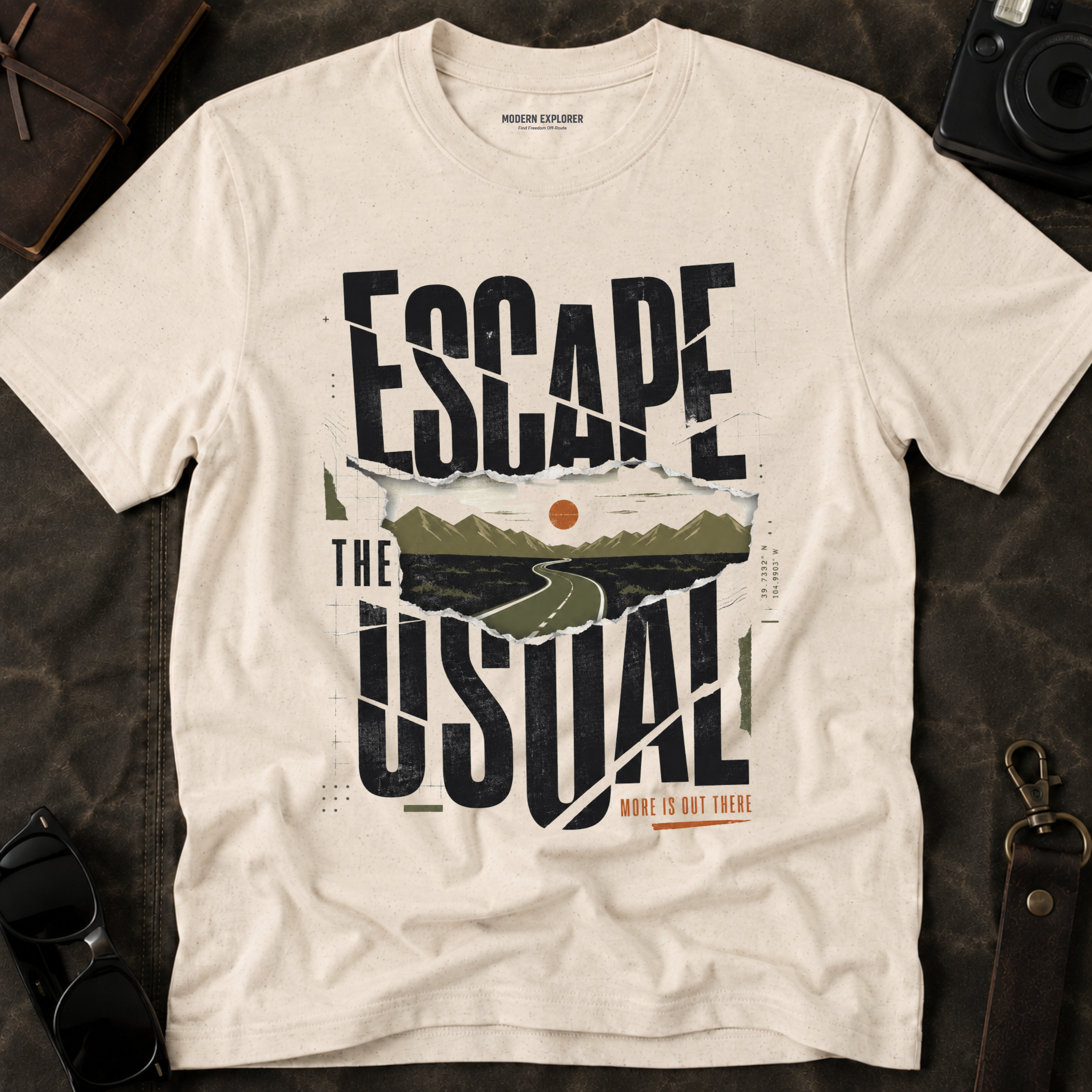 'Escape the Usual' Graphic Tee